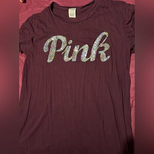 Sequined Victoria Secret PINK Tee